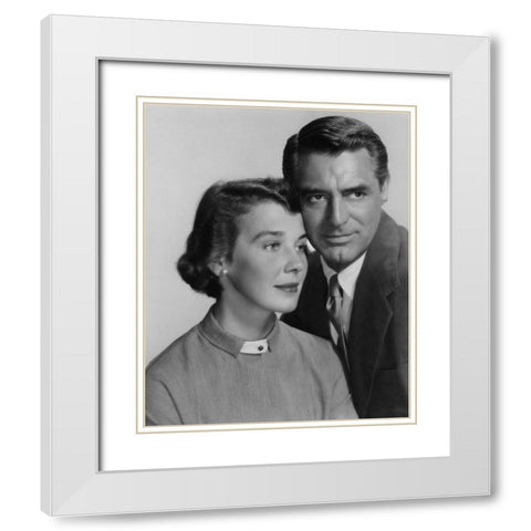 Cary Grant - Room For One More White Modern Wood Framed Art Print with Double Matting by Hollywood Photo Archive