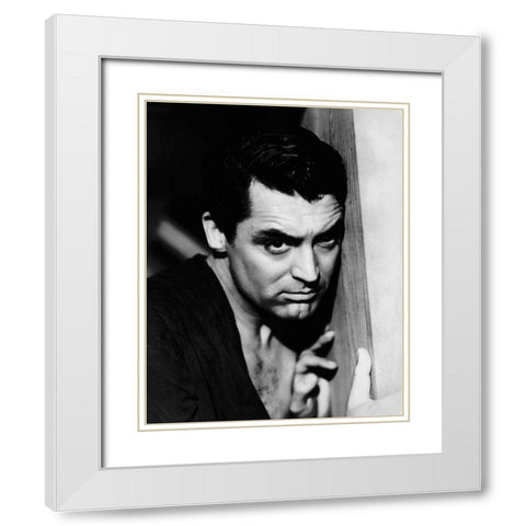 Cary Grant - Talk of the Town White Modern Wood Framed Art Print with Double Matting by Hollywood Photo Archive