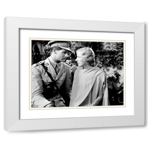 Cary Grant - Last Outpost White Modern Wood Framed Art Print with Double Matting by Hollywood Photo Archive