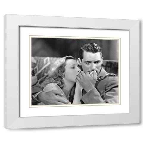 Cary Grant - Last Outpost White Modern Wood Framed Art Print with Double Matting by Hollywood Photo Archive