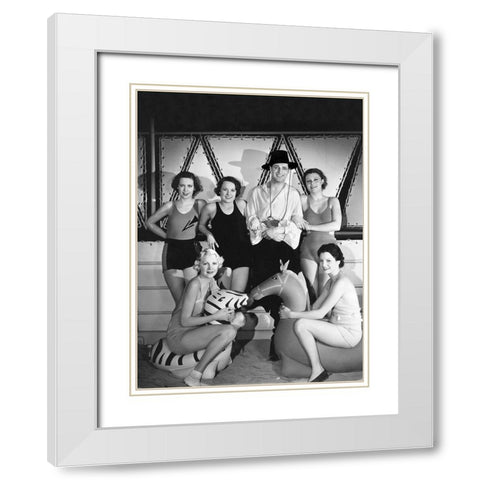 Cary Grant - The Woman Accused White Modern Wood Framed Art Print with Double Matting by Hollywood Photo Archive