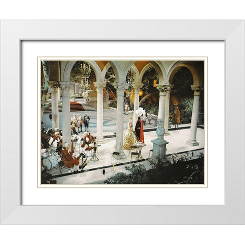 Cary Grant - To Catch A Thief White Modern Wood Framed Art Print with Double Matting by Hollywood Photo Archive