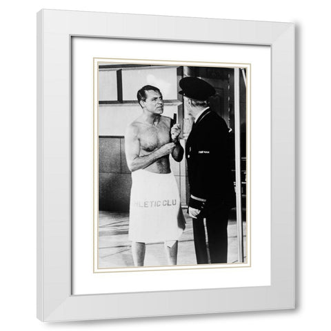 Cary Grant - That Touch of Mink White Modern Wood Framed Art Print with Double Matting by Hollywood Photo Archive