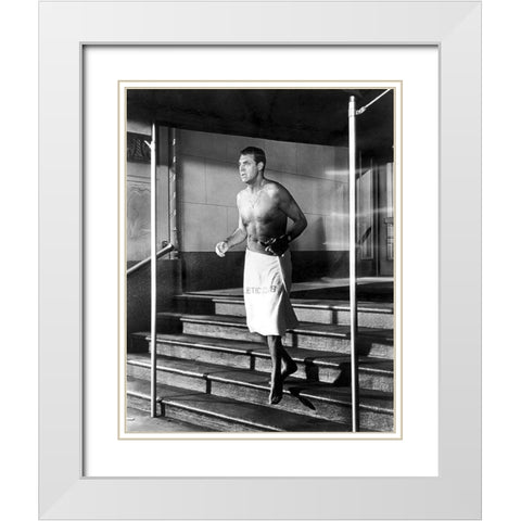 Cary Grant - That Touch of Mink White Modern Wood Framed Art Print with Double Matting by Hollywood Photo Archive