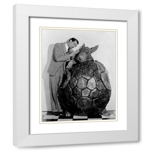 Cary Grant - Alice in Wonderland White Modern Wood Framed Art Print with Double Matting by Hollywood Photo Archive
