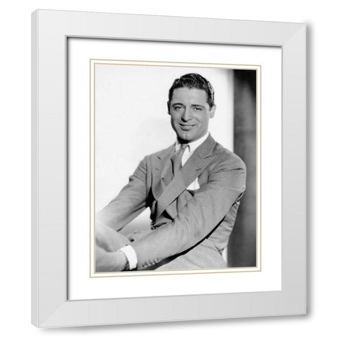 Cary Grant - Alice in Wonderland White Modern Wood Framed Art Print with Double Matting by Hollywood Photo Archive