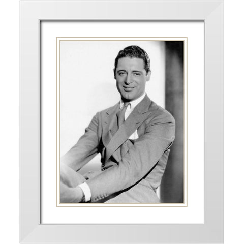Cary Grant - Alice in Wonderland White Modern Wood Framed Art Print with Double Matting by Hollywood Photo Archive