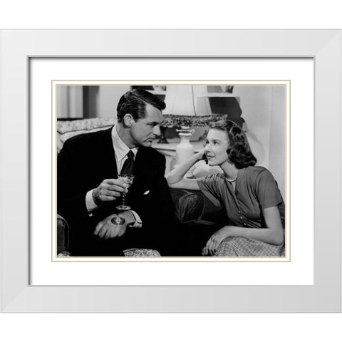 Cary Grant - Every Girl Should Be Married White Modern Wood Framed Art Print with Double Matting by Hollywood Photo Archive