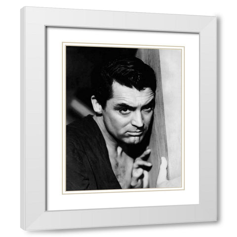Cary Grant - The Talk of the Town White Modern Wood Framed Art Print with Double Matting by Hollywood Photo Archive