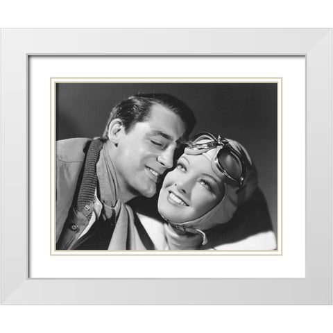 Cary Grant - The Talk of the Town White Modern Wood Framed Art Print with Double Matting by Hollywood Photo Archive