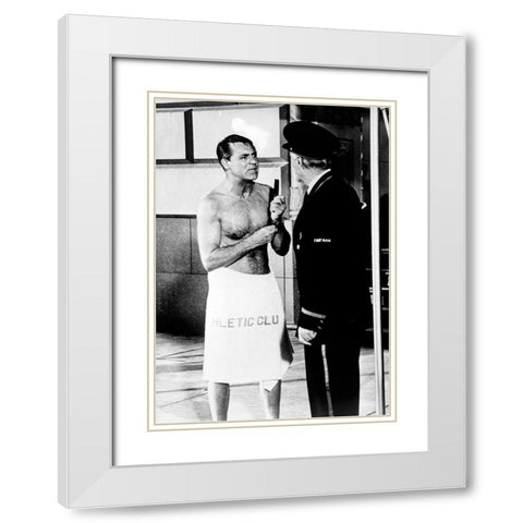 Cary Grant - That Touch of Mink White Modern Wood Framed Art Print with Double Matting by Hollywood Photo Archive