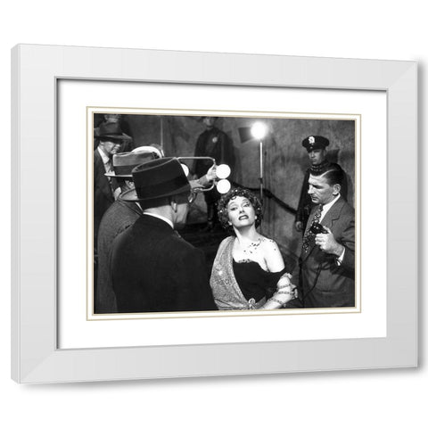 Sunset Boulevard - Im Ready For My Closeup White Modern Wood Framed Art Print with Double Matting by Hollywood Photo Archive