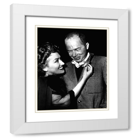 Sunset Boulevard White Modern Wood Framed Art Print with Double Matting by Hollywood Photo Archive