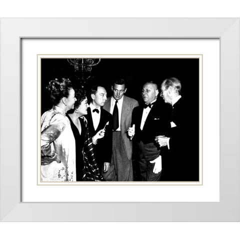 Sunset Boulevard - Her Bridge Partners White Modern Wood Framed Art Print with Double Matting by Hollywood Photo Archive