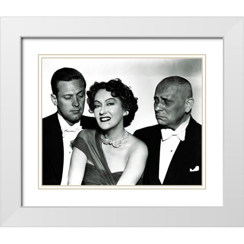 Sunset Boulevard White Modern Wood Framed Art Print with Double Matting by Hollywood Photo Archive