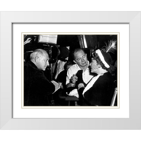 Sunset Boulevard White Modern Wood Framed Art Print with Double Matting by Hollywood Photo Archive