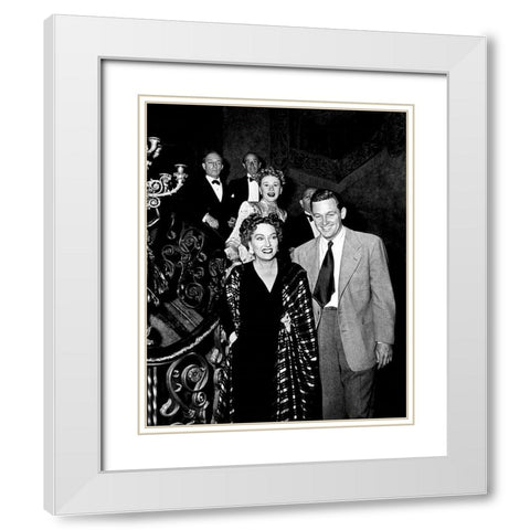 Sunset Boulevard White Modern Wood Framed Art Print with Double Matting by Hollywood Photo Archive
