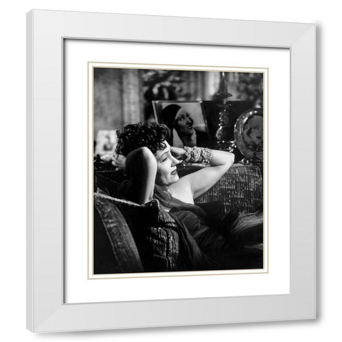 Sunset Boulevard White Modern Wood Framed Art Print with Double Matting by Hollywood Photo Archive