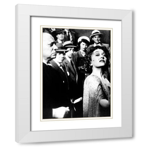 Sunset Boulevard White Modern Wood Framed Art Print with Double Matting by Hollywood Photo Archive