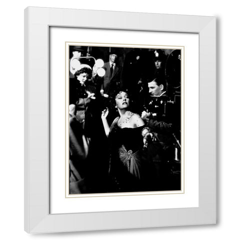 Sunset Boulevard White Modern Wood Framed Art Print with Double Matting by Hollywood Photo Archive