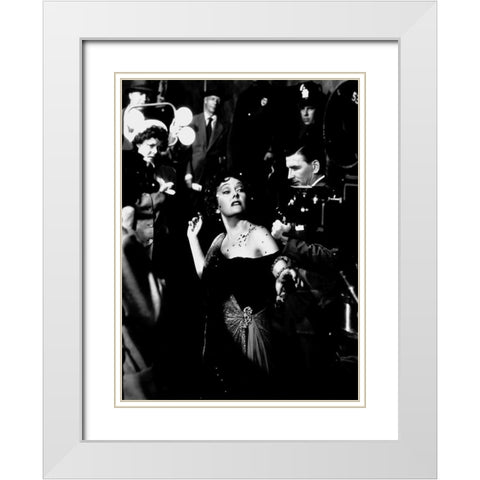 Sunset Boulevard White Modern Wood Framed Art Print with Double Matting by Hollywood Photo Archive