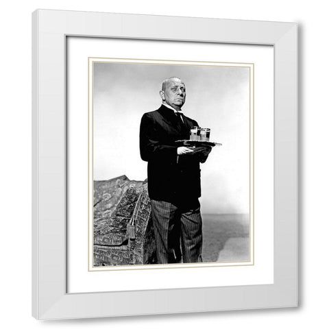 Sunset Boulevard White Modern Wood Framed Art Print with Double Matting by Hollywood Photo Archive