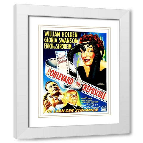 Dutch - Sunset Boulevard - Poster White Modern Wood Framed Art Print with Double Matting by Hollywood Photo Archive