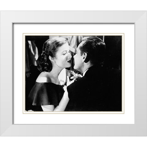 Sunset Boulevard White Modern Wood Framed Art Print with Double Matting by Hollywood Photo Archive
