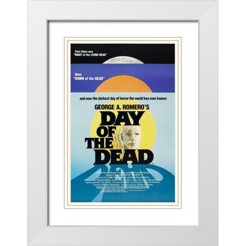 Day of the Dead White Modern Wood Framed Art Print with Double Matting by Hollywood Photo Archive