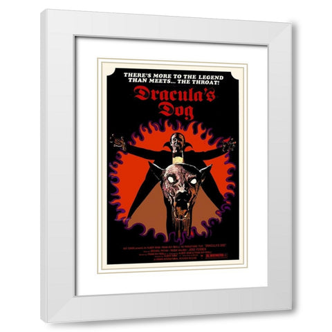 Draculas Dog with Jose Ferrer White Modern Wood Framed Art Print with Double Matting by Hollywood Photo Archive