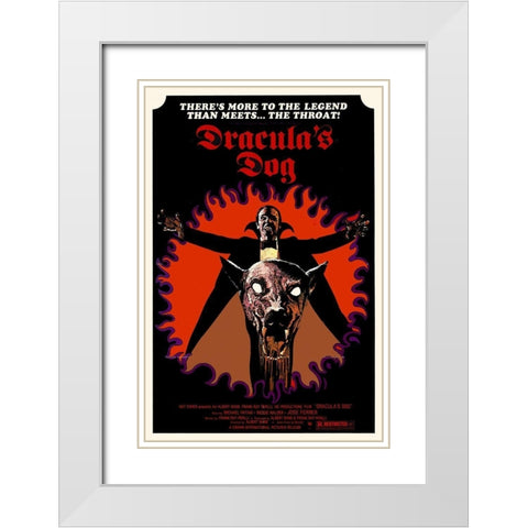 Draculas Dog with Jose Ferrer White Modern Wood Framed Art Print with Double Matting by Hollywood Photo Archive