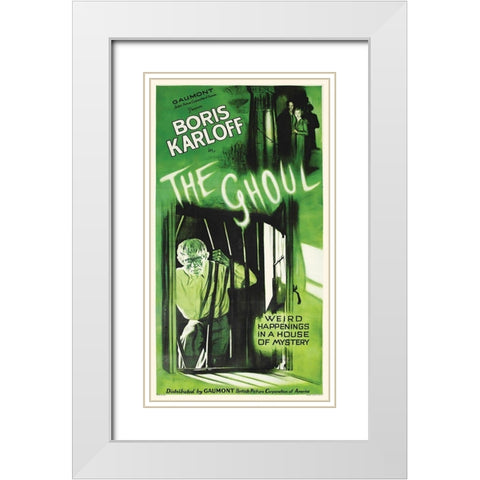 The Ghoul White Modern Wood Framed Art Print with Double Matting by Hollywood Photo Archive