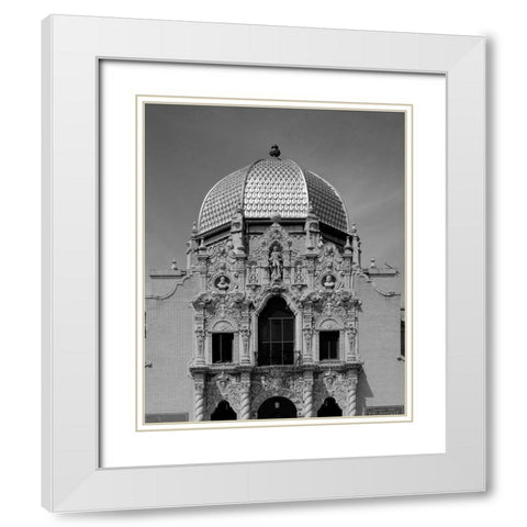 Garfield Park Golden Dome Fieldhouse Chicago Illinois White Modern Wood Framed Art Print with Double Matting by Highsmith, Carol