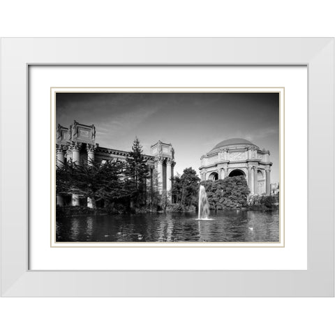 Palace of Fine Arts San Francisco California White Modern Wood Framed Art Print with Double Matting by Highsmith, Carol