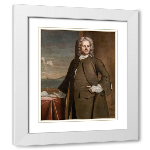 Charles Apthorp White Modern Wood Framed Art Print with Double Matting by Feke, Robert