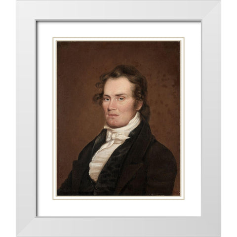 James G McKinney White Modern Wood Framed Art Print with Double Matting by Jouett, Matthew Harris