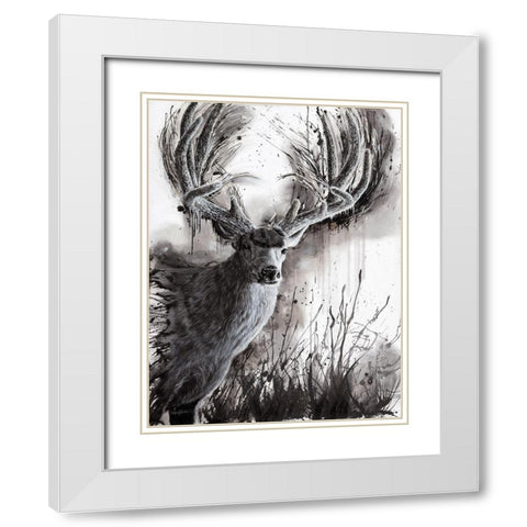 Paunsaugunt Prince    White Modern Wood Framed Art Print with Double Matting by Bawden, Angela