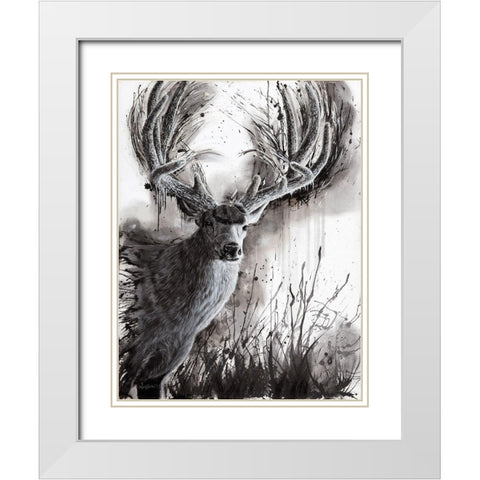 Paunsaugunt Prince    White Modern Wood Framed Art Print with Double Matting by Bawden, Angela