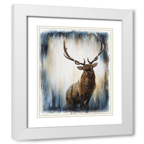 Standing Tall White Modern Wood Framed Art Print with Double Matting by Bawden, Angela