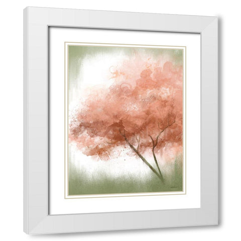 Dreamy Trees I White Modern Wood Framed Art Print with Double Matting by Bawden, Angela