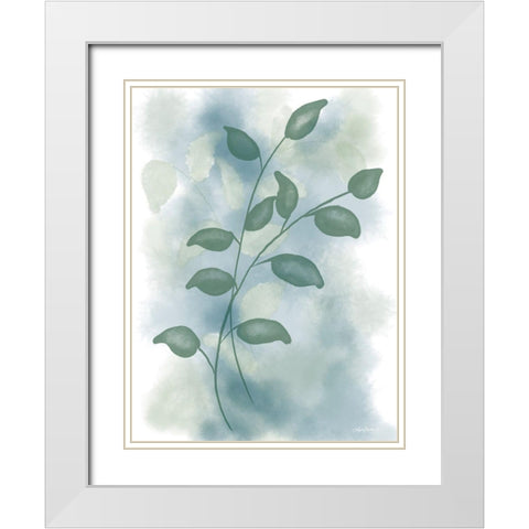 Bohemian Botanical I White Modern Wood Framed Art Print with Double Matting by Bawden, Angela