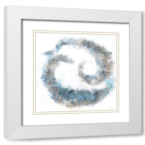 Free Your Mind 2 White Modern Wood Framed Art Print with Double Matting by Bawden, Angela