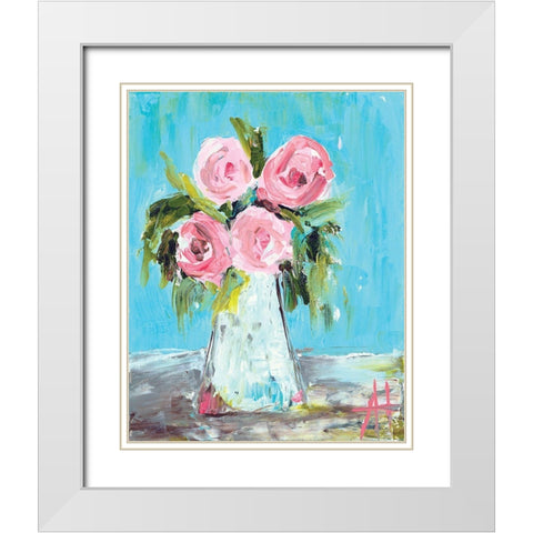 The Smell of Summertime White Modern Wood Framed Art Print with Double Matting by Hilburn, Amanda