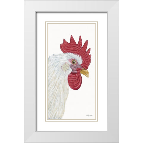 Mr. Doodle White Modern Wood Framed Art Print with Double Matting by Justice, Ashley