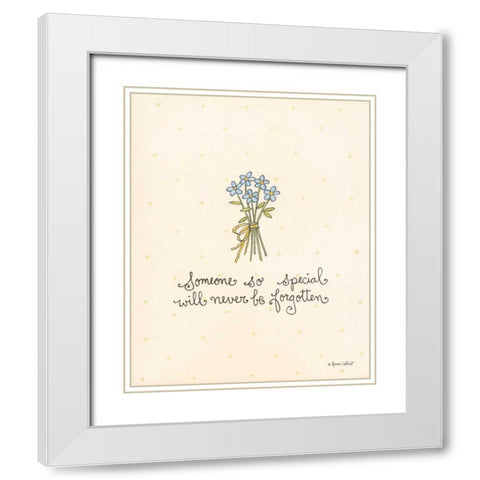 Someone So Special  White Modern Wood Framed Art Print with Double Matting by LaPoint, Annie