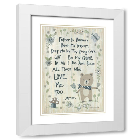 Father in Heaven    White Modern Wood Framed Art Print with Double Matting by LaPoint, Annie