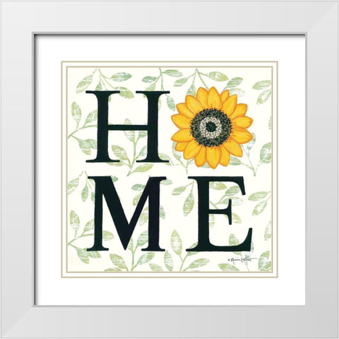Home White Modern Wood Framed Art Print with Double Matting by LaPoint, Annie