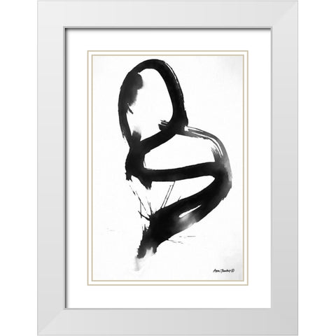 Rebirth  A White Modern Wood Framed Art Print with Double Matting by Thouthip, Anne