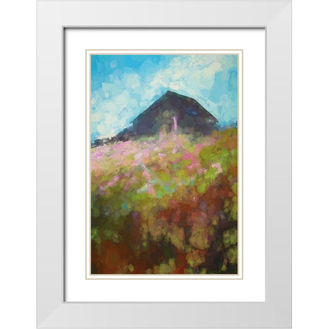 Still Standing White Modern Wood Framed Art Print with Double Matting by Thouthip, Anne