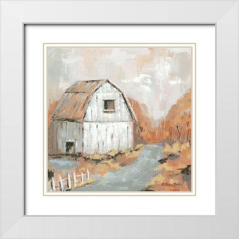 When Summer Slips Away White Modern Wood Framed Art Print with Double Matting by Ebert, Roey